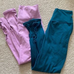 Two pairs of Old Navy active leggings